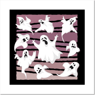 Halloween Ghosts Posters and Art